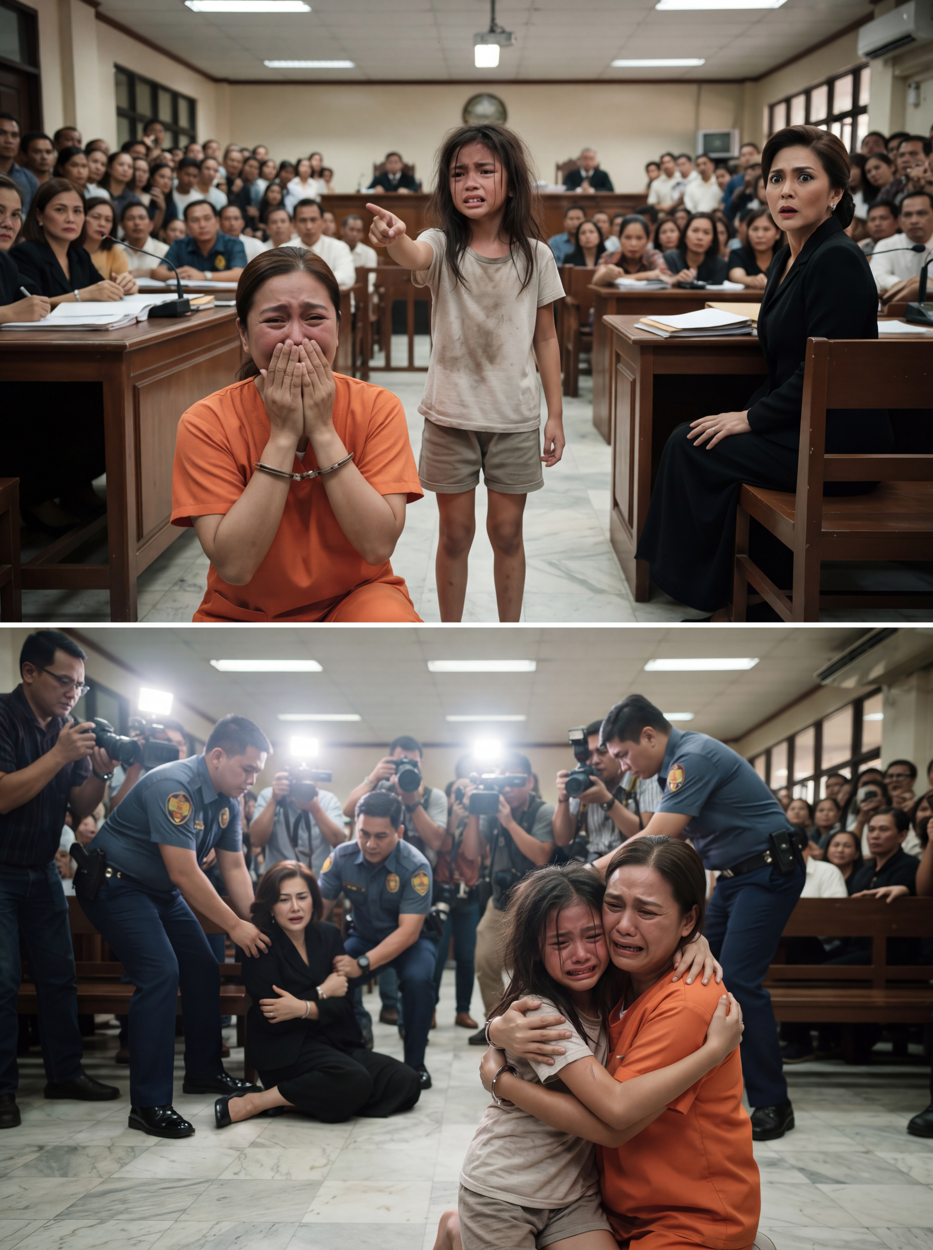 “PALAYAIN SI YAYA MENCHIE! HINDI SIYA ANG MAY KASALANAN! ANG ARAW-ARAW KONG MADRASTA NA SI VICTORIA ANG TUNAY NA NAGLAGAY NG LASON SA INUMIN NI PAPA!”