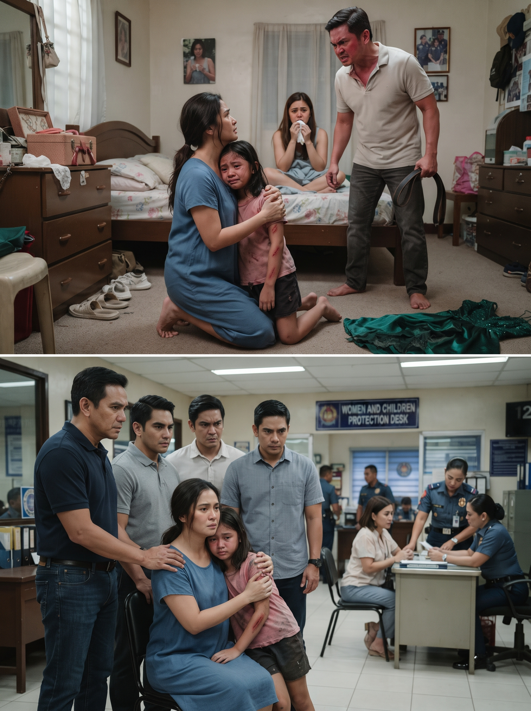 Parte 2: Nakatuon sa mismong gabing iyon ng paghaharap sa loob ng mansiyon sa Ayala Heights—ang pagdating ng magkakapatid na Reyes, ang pagdurusa at pagsisiwalat ng bawat ebidensya, ang pagbagsak ng kayabangan nina Adrian at Bianca sa harap ng legal na kapangyarihan at WCPD, hanggang sa marating nila ang ospital.