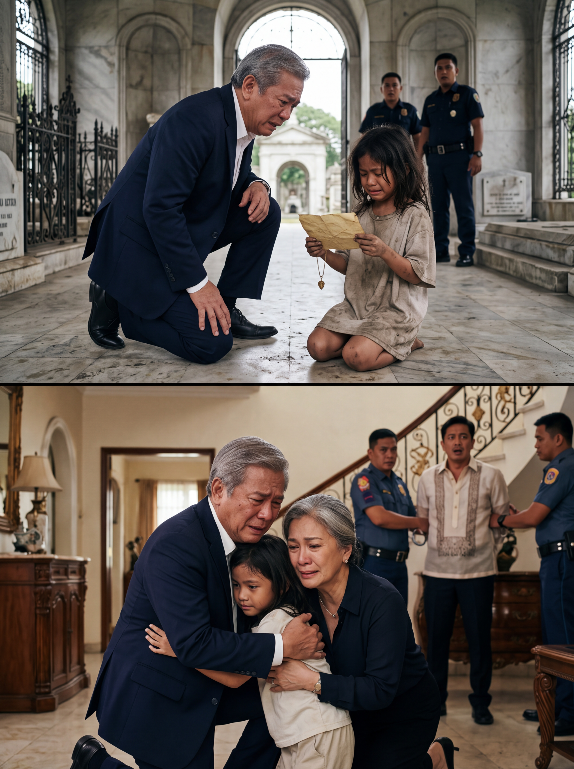 “BAKIT KA UMIIYAK SA PUNTOD NG ANAK KO?! SINO KA BA AT BAKIT MO HINAHAWAKAN ANG LAPIDA NIYA?!” SIGAW NG AMA NANG MAABUTAN NIYA ANG ISANG DI-KILALANG BABAE NA LUMULUHOD SA HARAP NG LIBINGAN—NGUNIT NANG IBULONG NG BABAE ANG ISANG PANGALAN AT ILABAS ANG ISANG LUMANG SOBRE NA MAY LARAWAN NG KANYANG ANAK, BIGLANG NAGBAGO ANG LAHAT: “HINDI PO AKO NAPARITO PARA MAGLUKSA… MAY ISANG LIHIM SIYA NA HINDI NIYA NASABI SA INYO BAGO SIYA NAMATAY.”
