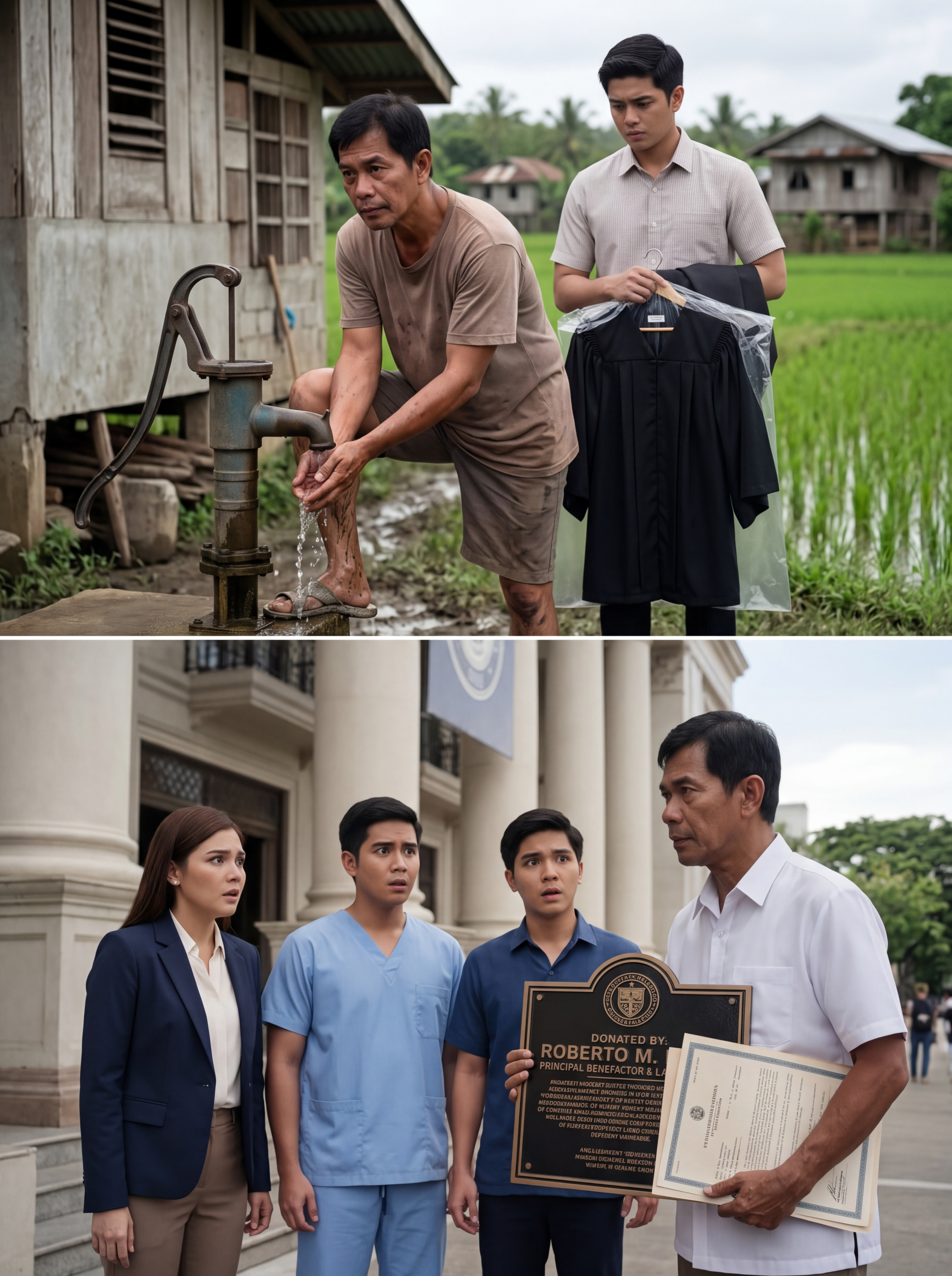 KINAHIYA NG MGA ANAK ANG AMANG MAGSASAKA DAHIL MUKHANG MAHIRAP, PERO NAGULAT SILA NANG IPAKITA ANG PAPELES NG KANYANG PURI AT MGA LUPA!