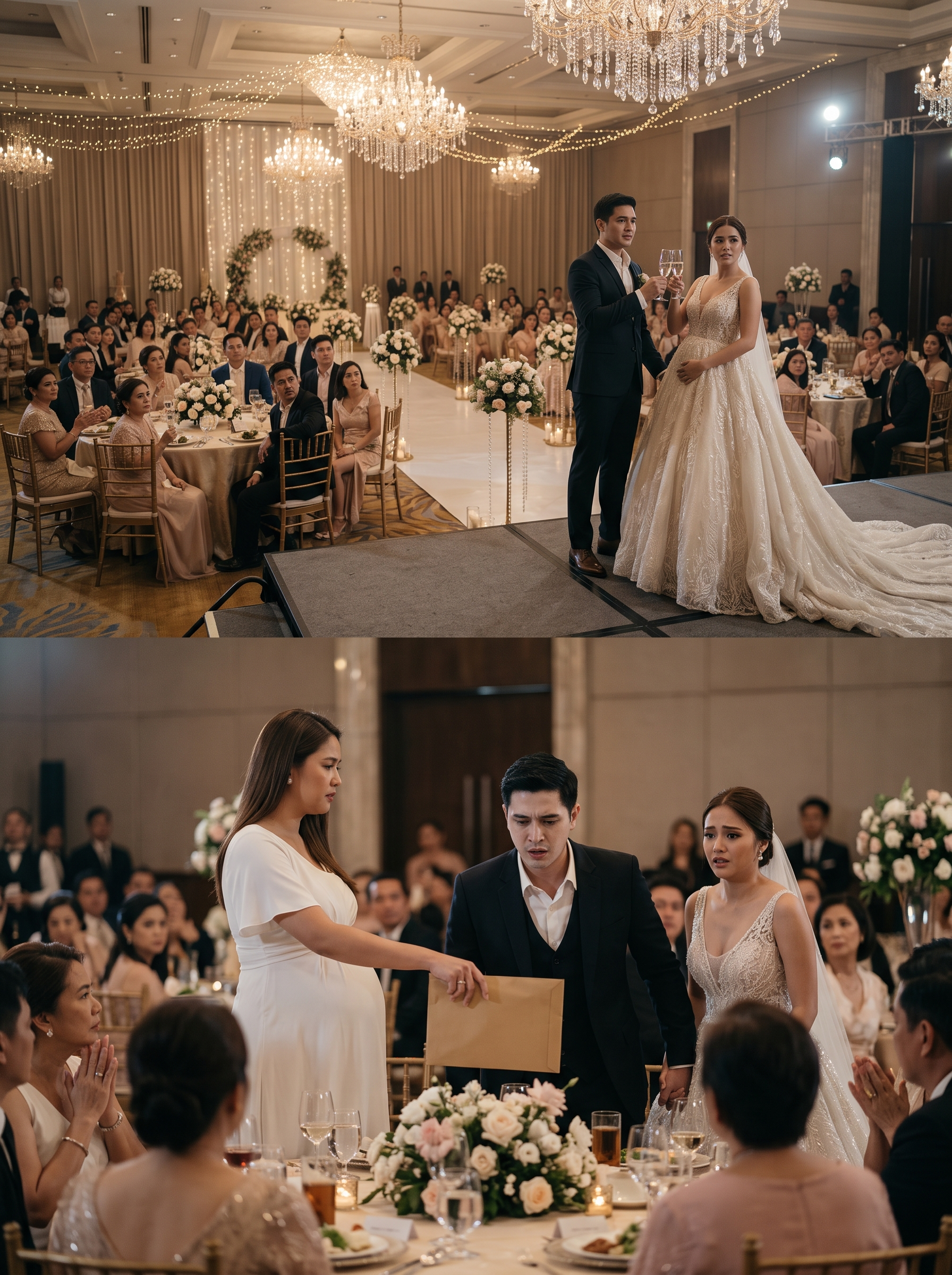 AKALA KO’Y SIMPLENG PAGBATI SA ARAW NG KASAL KO: NANG USISAIN NG BAGONG ASAWA KO ANG BUNTIS KONG EX, ISANG MADILIM NA KATOTOHANAN ANG SUMABOG.